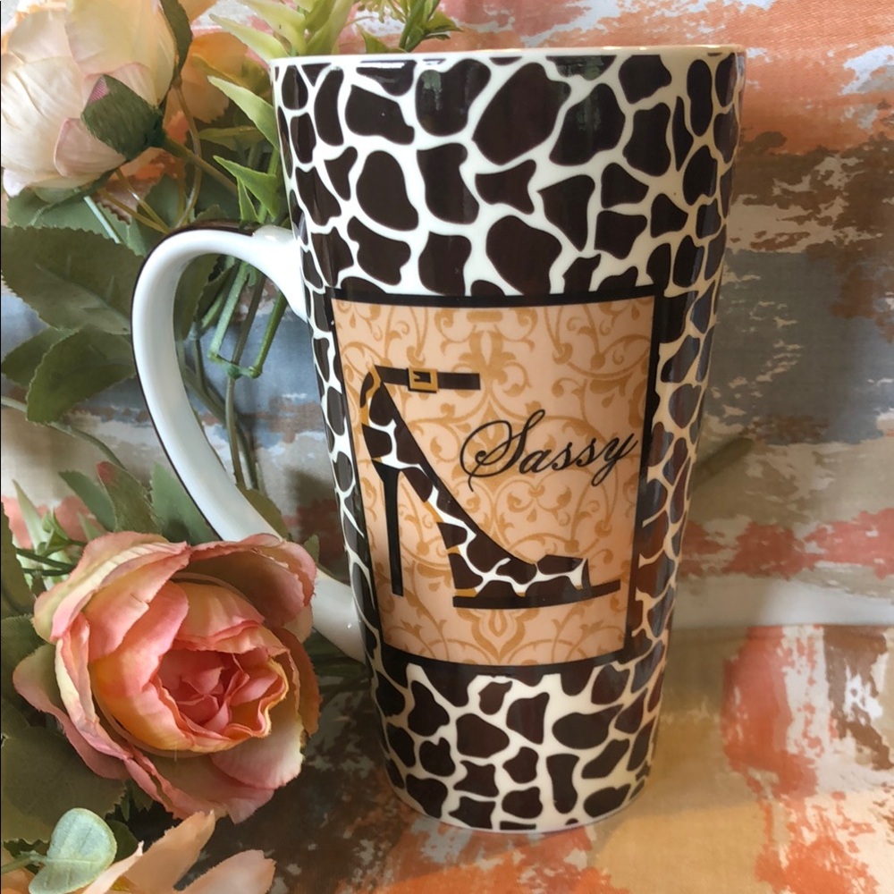 Sassy Giraffe Print Mug
